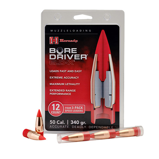 HORN 50CAL 340GR BORE DRIVER ELD-X 10/12 - Reloading Accessories
